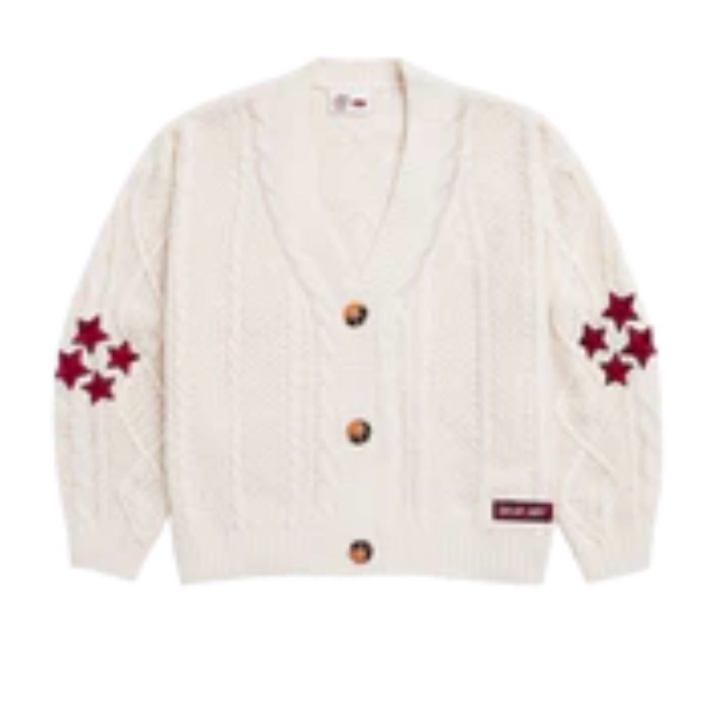Taylor Swift Red Cardigan Size M/L - Picture 2 of 3